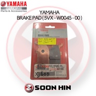 [ READY STOCK ] YAMAHA GENUINE PART BRAKE PAD 5VXW004500 (5VX-W0045-00) FZ6N/XJ6F/XJ6N/XJ6S/FZ6S/MT0