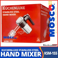 Kuchenluxe Stainless Steel Hand Mixer KHM-1SS | Quick &amp; Hassle-Free Shopping | Accessories Included
