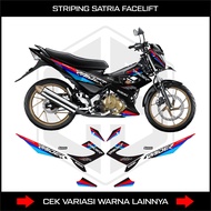 SUZUKI SATRIA F150 FU FACELIFT STRIPING DECAL STICKER/ SATRIA FU 150SUZUKI