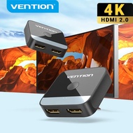 Vention HDMI 2.0 Swicth 4K HDMI Switcher 2 In 1 Out สำหรับกล่อง Mi กล่องทีวี PS5/4เครื่องเล่นบลูเรย์