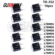 5PCS L78M05 L78M06 L78M08 L78M09 L78M10 L78M12 L78M15 L79M05 L79M12 L79M15 TO-252 Field Effect Trans