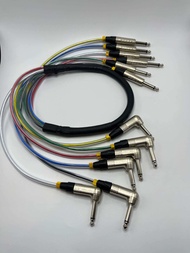 สายts6 to ts6 ตรง/งอ หัวlidgeทั้งชุด ทำจากสายมัลติคอร์6คอร์ของDynacom