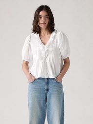 เสื้อเชิ้ตผู้หญิง Levis® Womens Giselle Ruffle Blouse