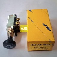 Head Lamp Switch 2 Way Pull Light Switch 2x CS-104002