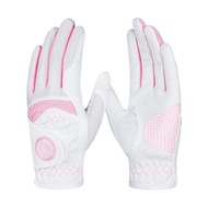 1 Pair Golf Gloves for Women Breathable Sports Gloves Left Hand and Right Hand Anti-skid Granules Mi