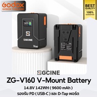 ZGCINE Battery ZG-V160 V-Mount Battery 14.8V 142WH ( 9600mAh) รองรับ PD ( USB-C ) และ D-Tap พอร์ต - 