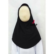 TUDUNG SEKOLAH HITAM SARUNG(1 LAPIS) SEKOLAH RENDAH/MENENGAH