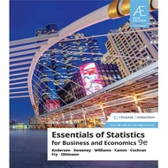 9789814866316 AE Essentials of Statistics for Business & Economics 9E By Anderson