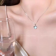 Taiwan Taiwan Ready Stock Red Lover Rhinestone Necklace Lover Heart-Shaped Bow Necklace Lover Birthd