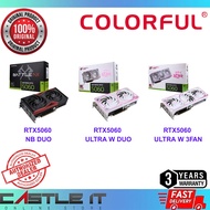 COLORFUL RTX 5060 8GB GDDR7 GPU NB DUO | iGame ULTRA W DUO OC | iGame ULTRA W OC 3-FAN Graphic Card