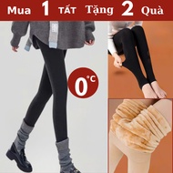 {GIVE 2 GIFTS} T006 - Extremely thick fur-lined tights 200gr, super thick warm 4-way stretch women's