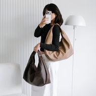 Dublin Totebag Korean Style Soft Leather Simple Elegant Slouchy Hobo Bag Wanita Tgifproject