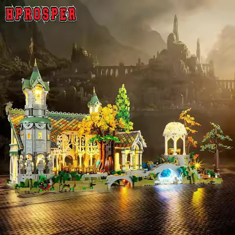 HPROSPER 5V LED Light (No Model) For LEGO Icons 10316 The Lord of The Rings: Rivendell Decorative La