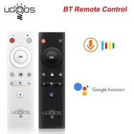 UGOOS รีโมทคอนล BT การเปลี่ยนเสียง Air Mouse สำหรับ AM7 AM6B Plus X3 X4 Pro Plus Android Voice