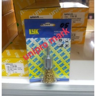 PIPE END BRUSH SEP-05 YELLOW WIRE COATED 16 MM-5/8 IN LYK