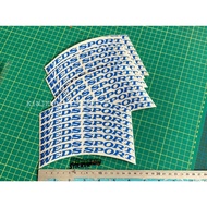 STICKER WEDS SPORT RIM TC05