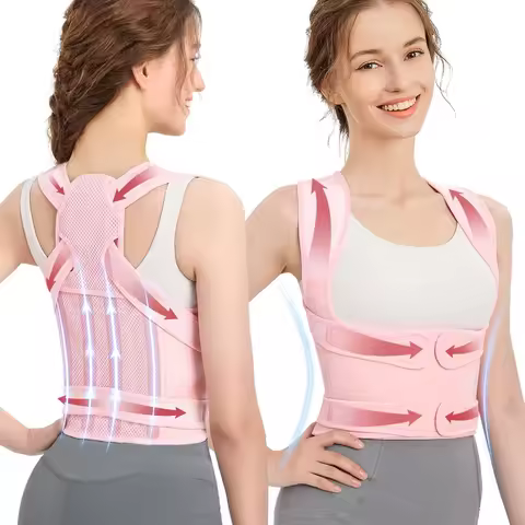 Back Brace Posture Support for Women and Men, Shoulder Straightener, Adjustable Full Back Support, U