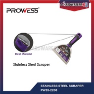 Prowess Stainless Steel Scrapper Fiber Handle Scraper 2" - 6" Prowess Scraper Home Diy Tools