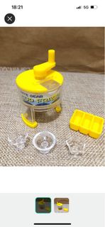 真係可以刨到冰!! 迷你刨冰機 迷你玩具 扭蛋 日本 刨冰機