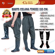 BOOTS KARET PANJANG 110CM SEPATU SAWAH SEPATU BOOTS KARET PANJANG BONUS KAOS KAKI TINGGI SEPAHA