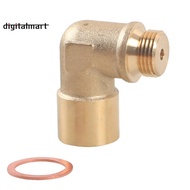 M18x1.5 90 Degree Oxygen Sensor Extender Brass Oxygen Sensor Spacer O2 Sensor Adapter Oxygen Sensor 