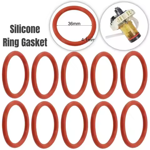 2/5/10PCS, 36mm O-rings Food Grade Silicone Ring Gasket For Delonghi Coffee Machines Replacement Spa