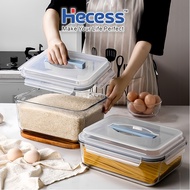 Hecess 6000ML Glass Food Container With Handle Huge Airtight Container Bekas Makanan Kaca Dengan Pem