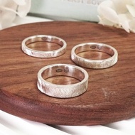 質感銀戒 經典交錯設計 925純銀戒指 男戒 女戒