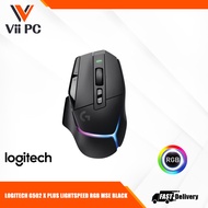Logitech G502 X Plus Lightspeed Wireless Optical Mouse - BLACK/WHITE
