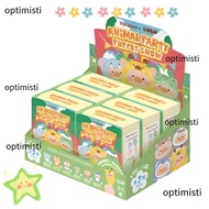 OPTIMISTI Lulu Piggy Plush Box, Stuffed Animals Cartoon Lulu Piggy Finger Puppet Box, Cute Animal Pa