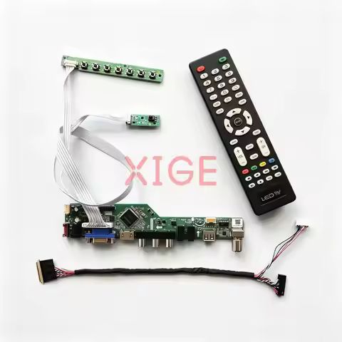 Controller Board Fit HSD101PHW1 HT101HD1 LP101WH1 M101NWN8 LVDS-40 Pin 1366x768 USB+AV+VGA+HDMI Lapt