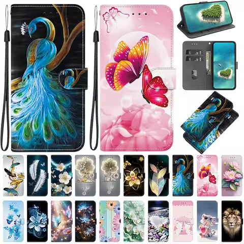 Leather Card Slot Case For LG Stylo 5 6 7 5G K50 Q60 K40S K41S V40 ThinQ Wallet Protect Phone Cover