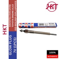 HKT PD-190 GLOW PLUG 7V (1PCS) DAIHATSU DV57,DV58 TOYOTA ENGINE 1C,C2 (GD-903,DGP-2101,LGP0003)