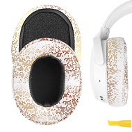 Geekria Replacement Ear Pads for Skullcandy Crusher Wireless Crusher Evo Crusher ANC Hesh 3 Hesh EVO Hesh ANC Venue ANC Headphones Ear Cushions Headset Earpads (Starlight Gold)