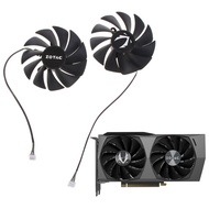 SJT 4Pin 12V GPU Graphics Card Cooling Fan VGA Cooler for ZOTAC GAMING GeForce RTX 3060 RTX 3060 Ti 