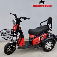 3 Wheel Tricycle Adult 3 Seater Comfortable Urban Commuter Bicycle