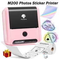 Phomemo M200 Portable Thermal Label Printer Bluetooth Mini Sticker Maker Machine For Business,addres