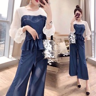 Kalista denim Set denim outfit set