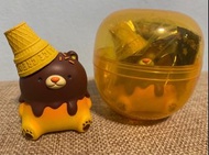 日本扭蛋 - 牛人 橘子巧克力冰淇淋熊
