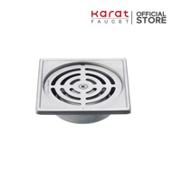 (Clearance Product) Karat Faucet Square Odor-Proof Grate Without Connecting Pipe For 2-2.5" PVC Pipe