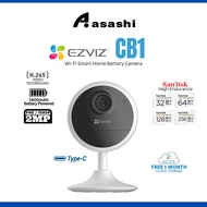 EZVIZ CB1 Full HD 1080P 2MP Wi-Fi Smart Human Motion Detection Two Way Talk Battery Powered Home Sec