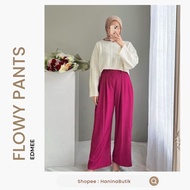 (READY TO SEND) FLOWY PANTS FUCHIA by EDMEE | EDMEE FUCHIA RECENT PANTS