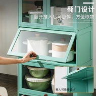 BW88/ Wooden Horse Side Cabinet Storage Cabinet Household Kitchen Microwave Oven Cupboard Tea Cabinet Living Room Wine C