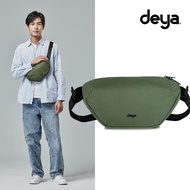 deya-urbanedge Waist Bag Army Green-Crossbody Water Repellent Sports Multi-Layer Storage