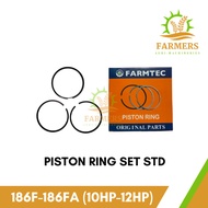 Piston Ring Set STD Aircooled Diesel Engine 186F 186FA 10HP 12HP