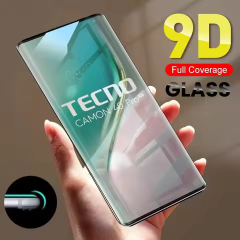 9D Curved Tempered Glass For Tecno Camon 40 Pro 5G 4G Protective Glass On Camon40Pro Camon 40Pro 202