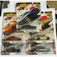 Hotwheels Japan Historics 5 Skyline 2000GT-R LBWK,AE 86 Trueno,Toyota Celica,Datsun 620,Honda CRX 26