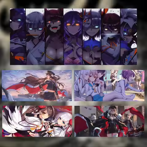 game anime A-Azur L-Lane Mouse Pad Large Gaming Mousepad with Stitched Edges Thickened Desk Mat PC