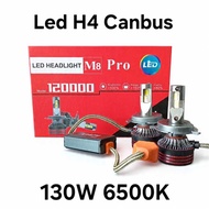 12VOLT - H4 Canbus 130W 6500K LED Headlight