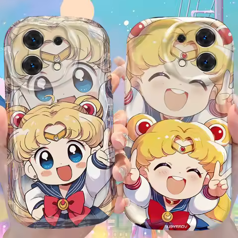 S-Sailors M-Moons Case for Xiaomi Redmi Note 14 13 12 11 10 Pro Plus 5G 9 14C 13C 4G 12C 10C 10S A2 